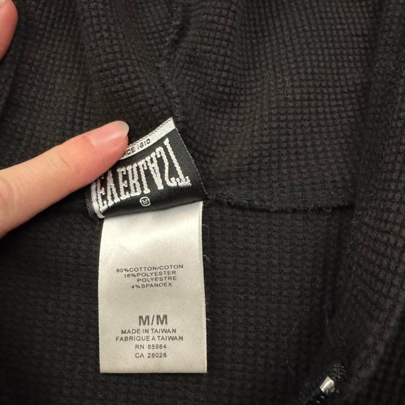 Everlast Boxing Waffle Thermal Zip Hoodie - Picture 6 of 7